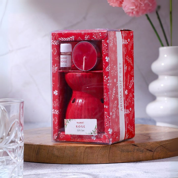 Aroma Diffuser Giftset | Rose Fragrance