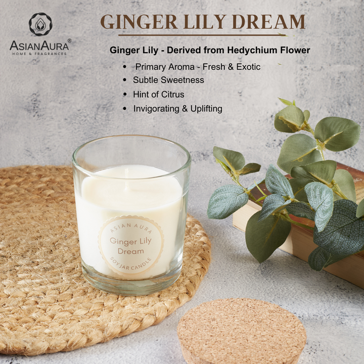 Ginger Lily Dream Glass Jar Candle