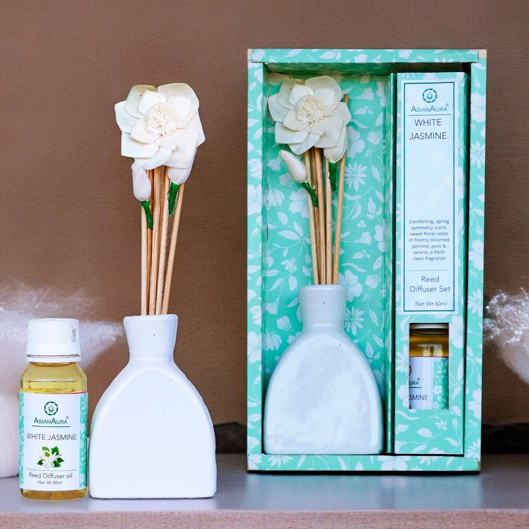Premium Reed Diffuser Giftset | White Jasmine fragrance