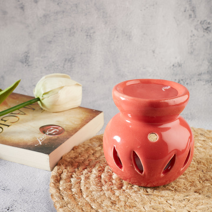Red Leaf Cut Candle Diffuser