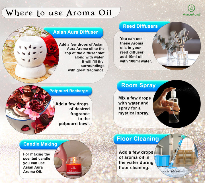 Rosy Romance Aroma Oil - 500ml