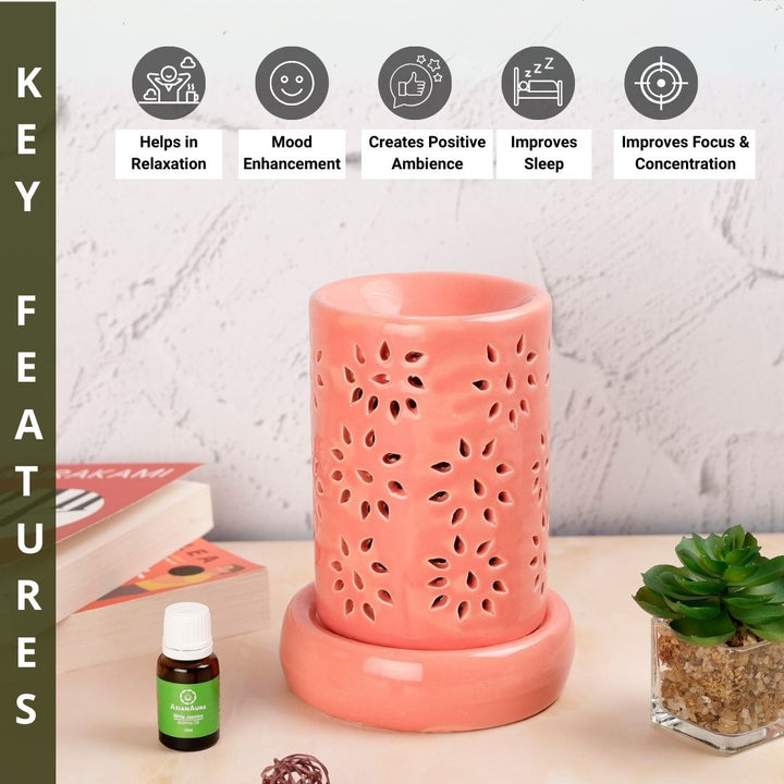 Cylindrical Shaped Electric Diffuser - Peach