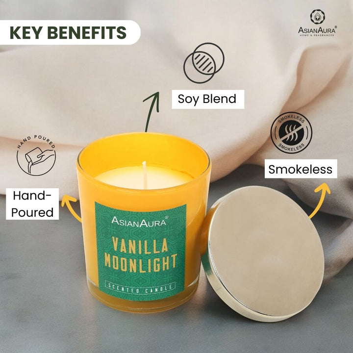 Scented Jar Candle - Vanilla Moonlight