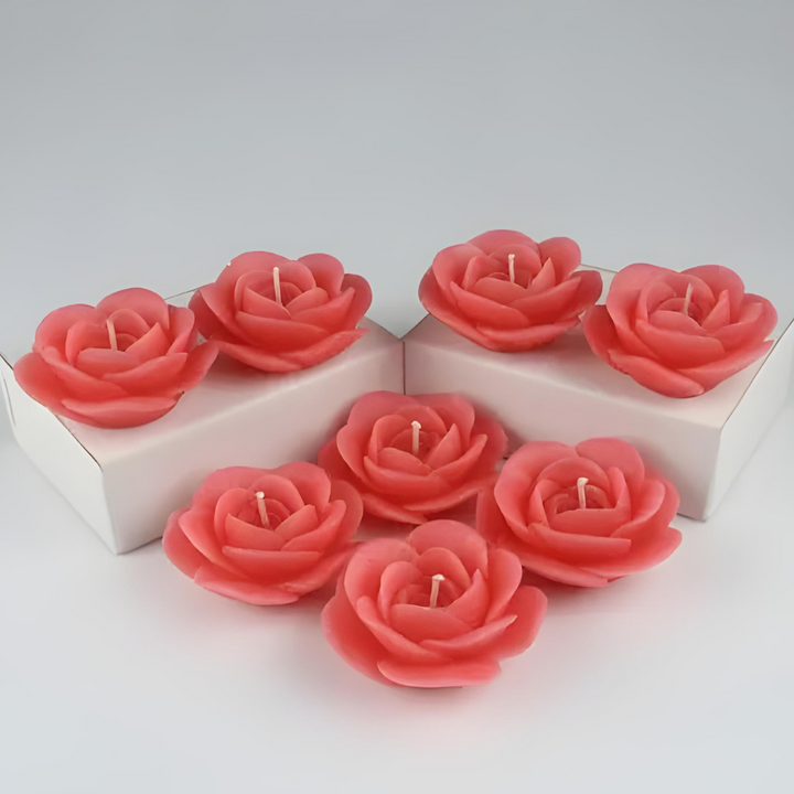 Rose Flower Candle (Pack of 12)