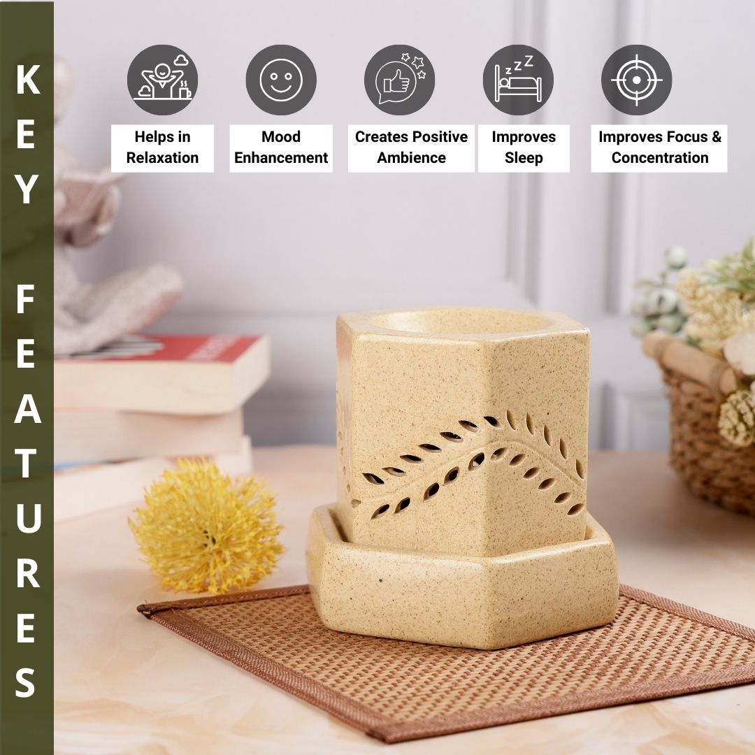Hexagon Shape Electric Diffuser - Brown
