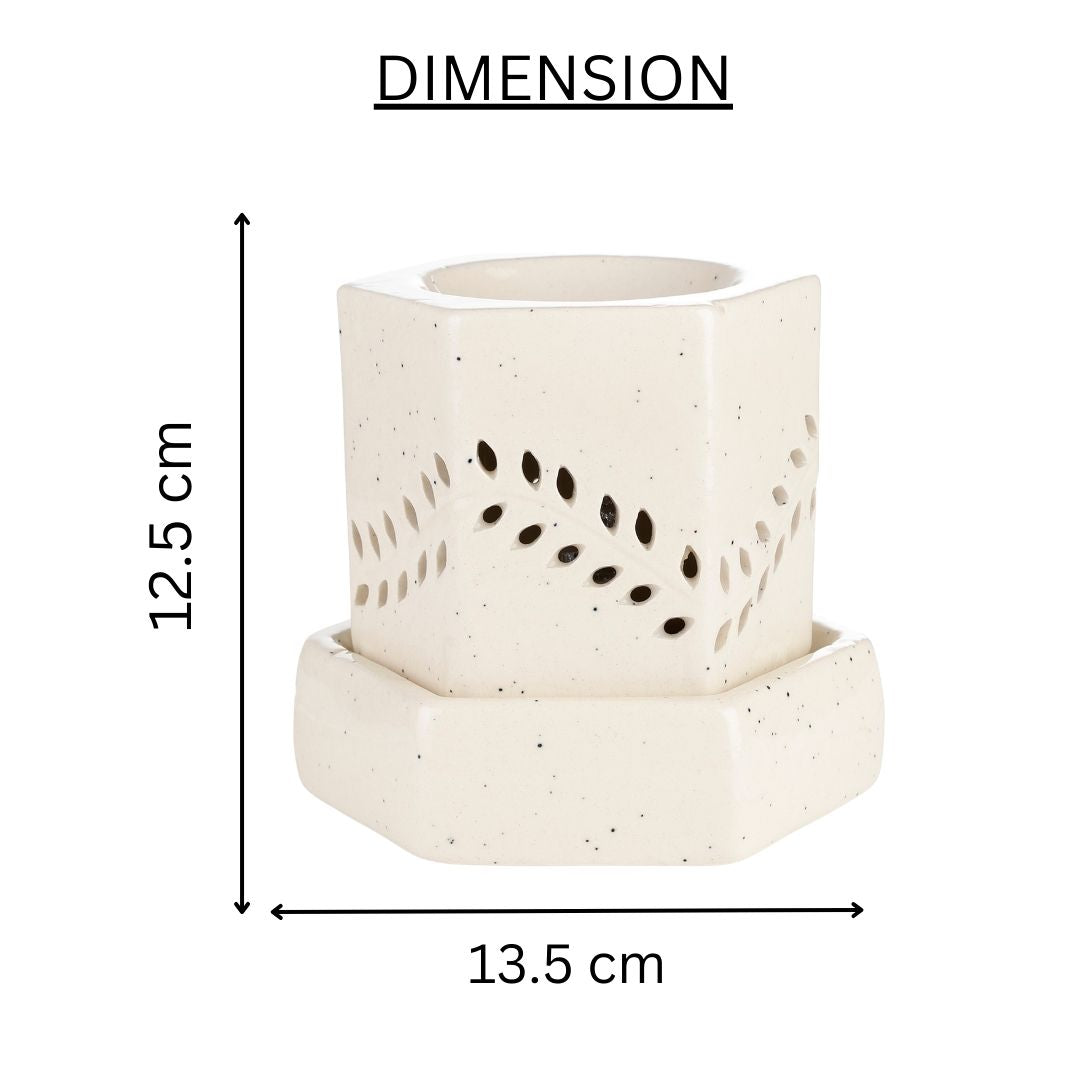 Hexagon Shaped Electric Diffuser - White