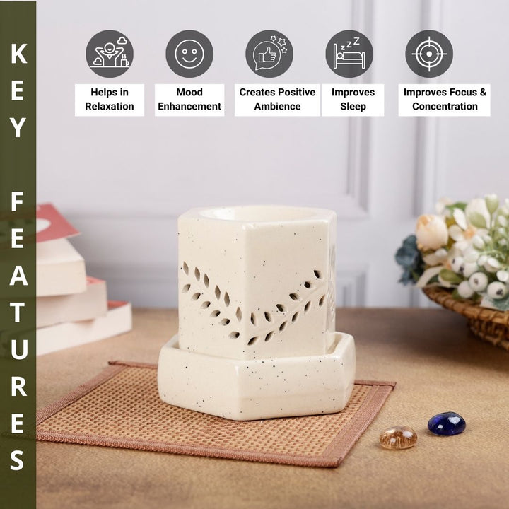 Hexagon Shaped Electric Diffuser - White