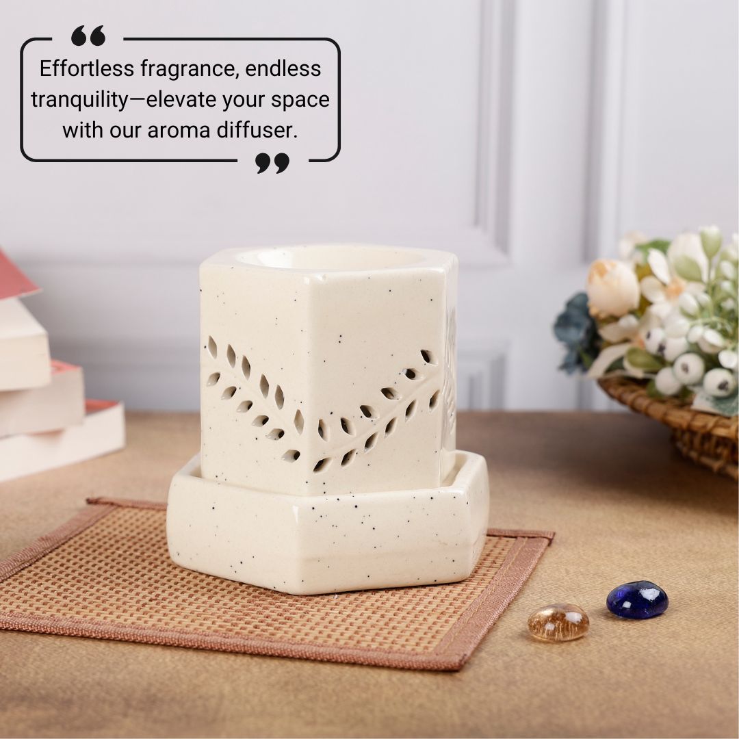Hexagon Shaped Electric Diffuser - White