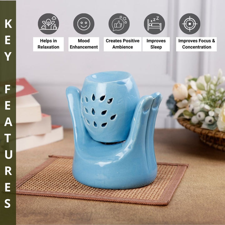 Hand Light Diffuser Hand Electric Diffuser - Light Blue – Asian Aura