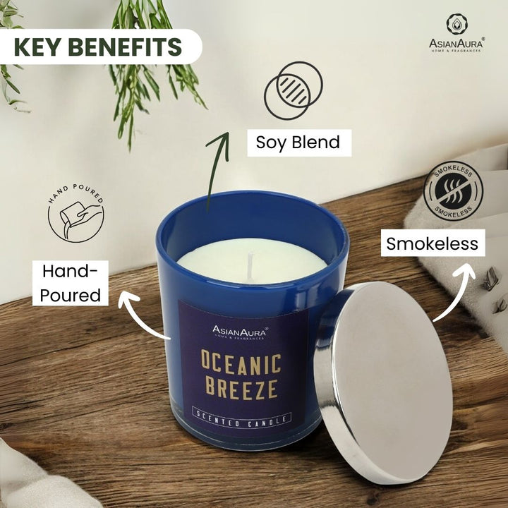 Scented Jar Candle - Ocean Breeze