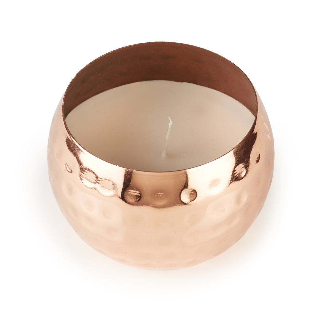 Copper Metal Jar Candle