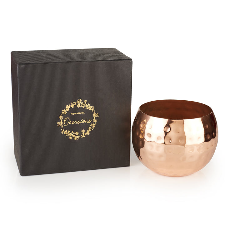 Copper Metal Jar Candle