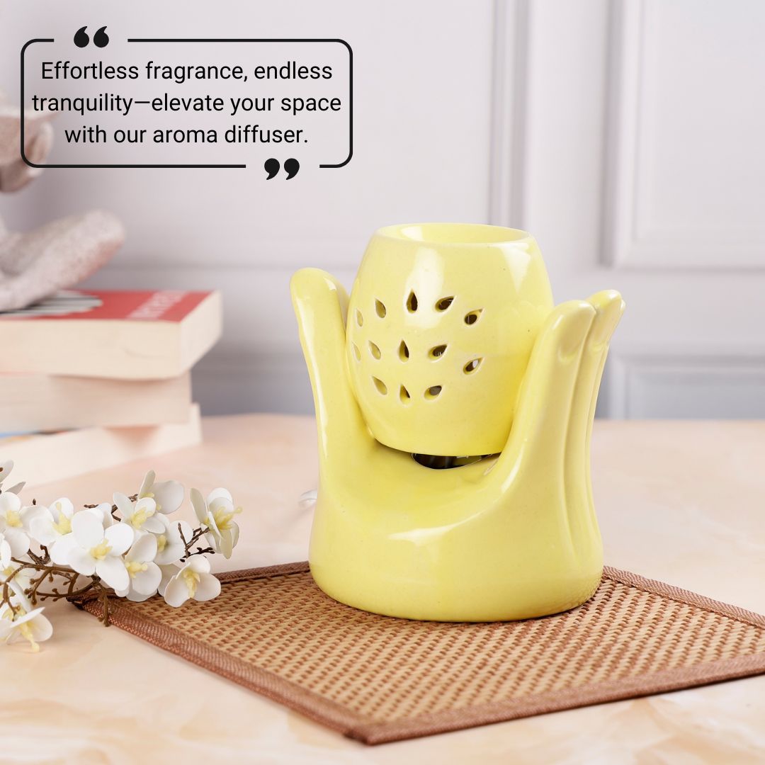Hand Light Diffuser Hand Electric Diffuser - Yellow – Asian Aura