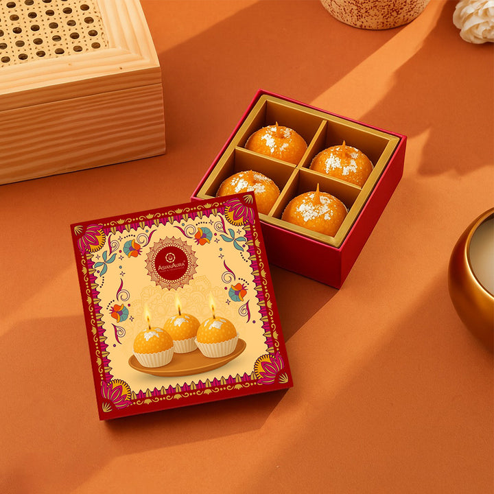 Ladoo Candle - Pack of 4