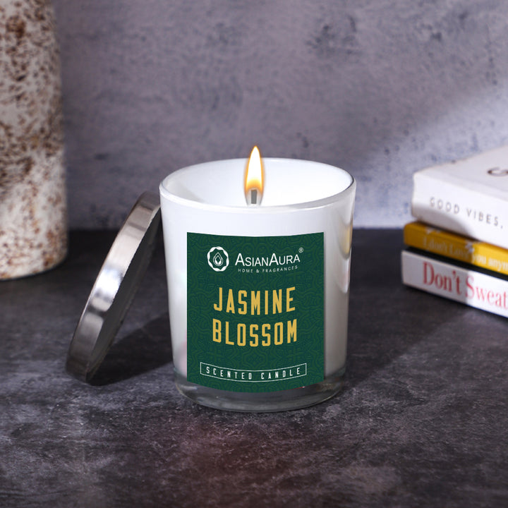 Scented Jar Candle - Jasmine Blossom