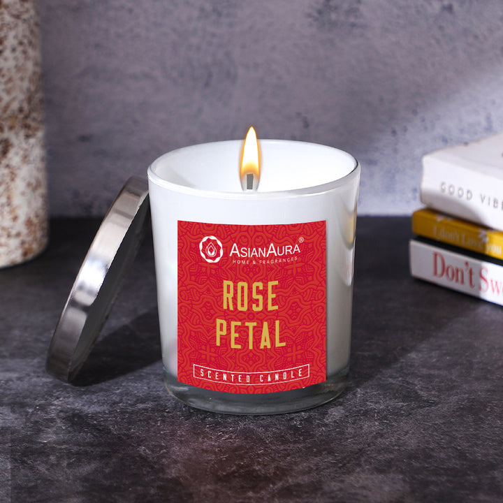Scented Jar Candle - Rose Petal