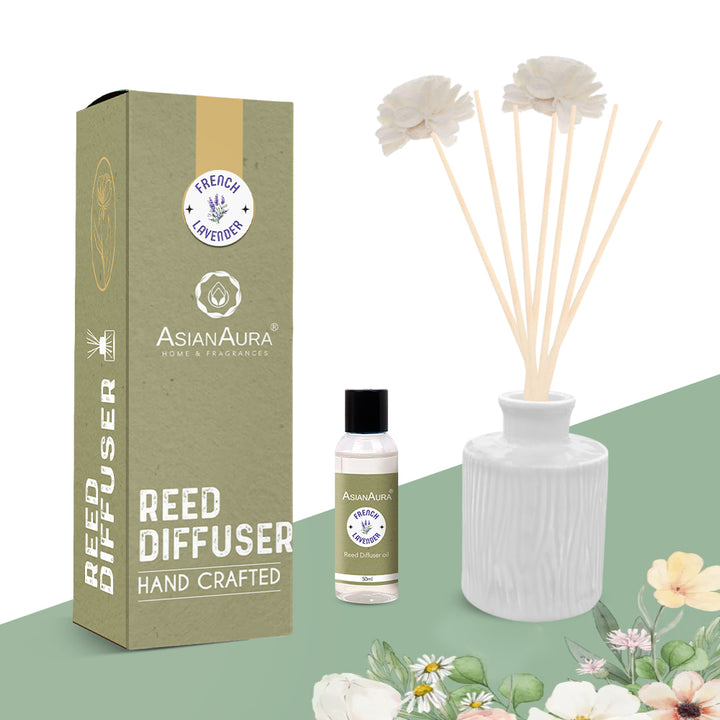Handcrafted Reed Diffuser - French Lavender