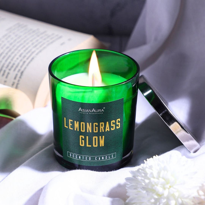 Scented Jar Candle - Lemongrass Glow