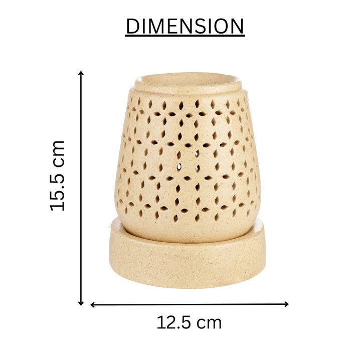 Tapered Cylindrical Shaped Electric Diffuser - Brown