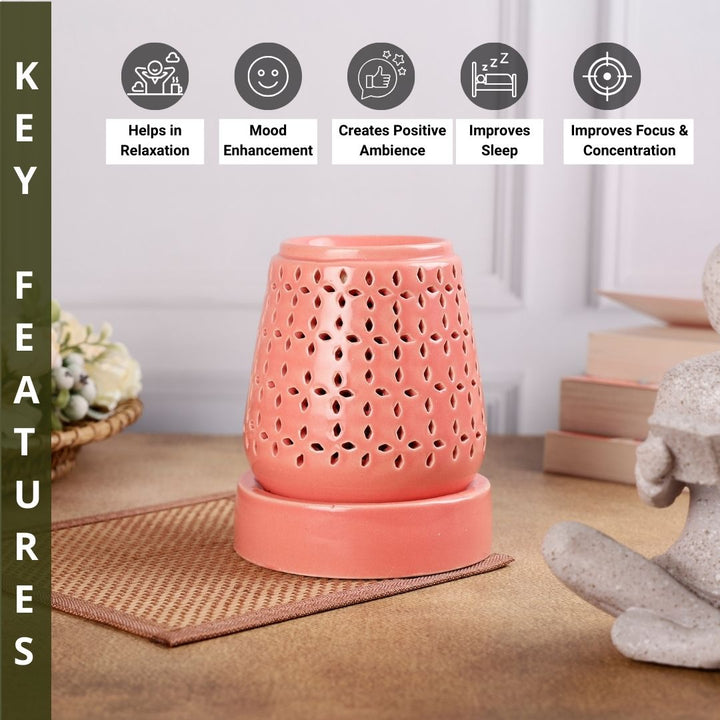 Tapered Cylindrical Shaped Electric Diffuser - Peach