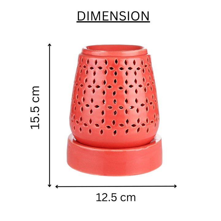 Tapered Cylindrical Shaped Electric Diffuser - Red