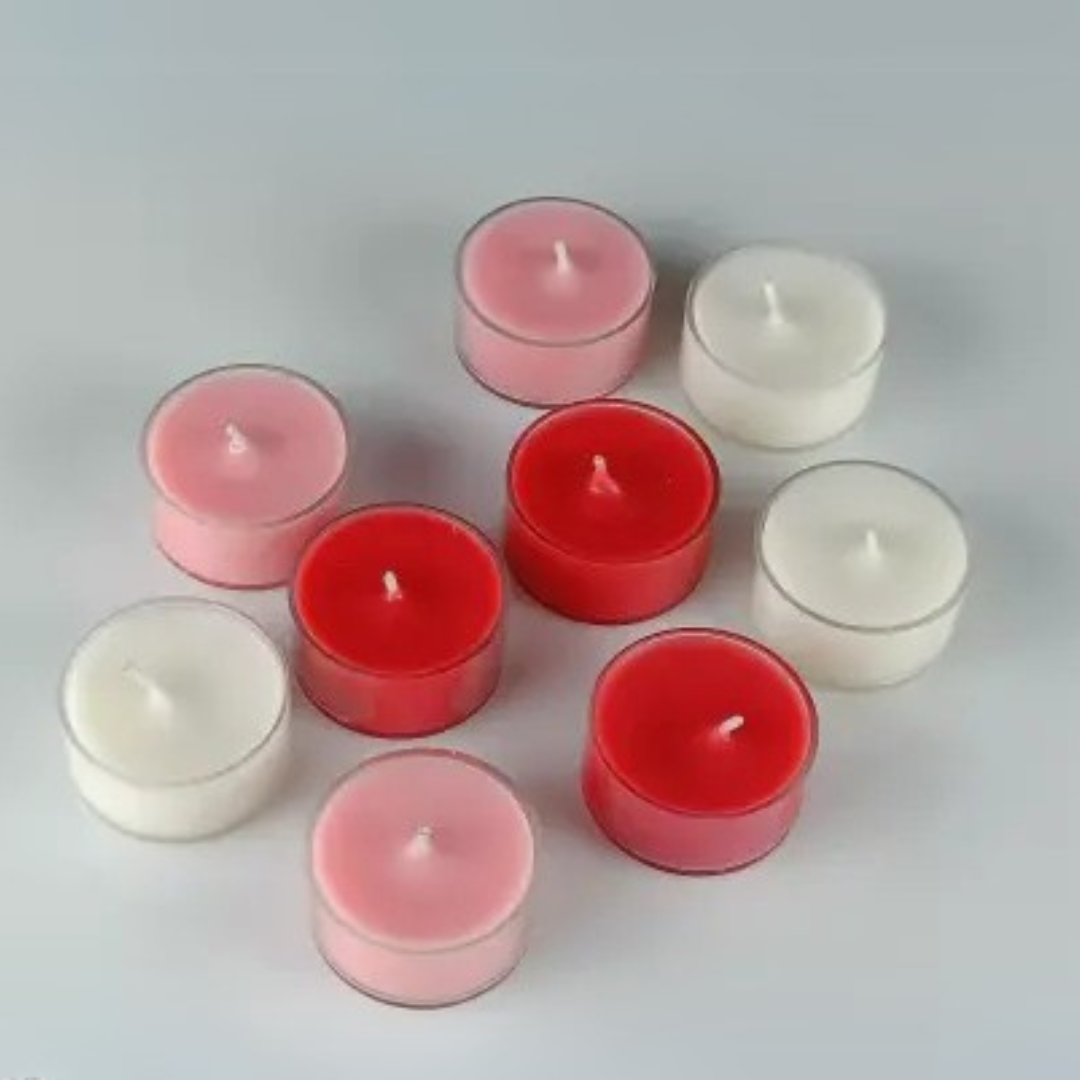 Acrylic T-Light Candles (Pack of 20)