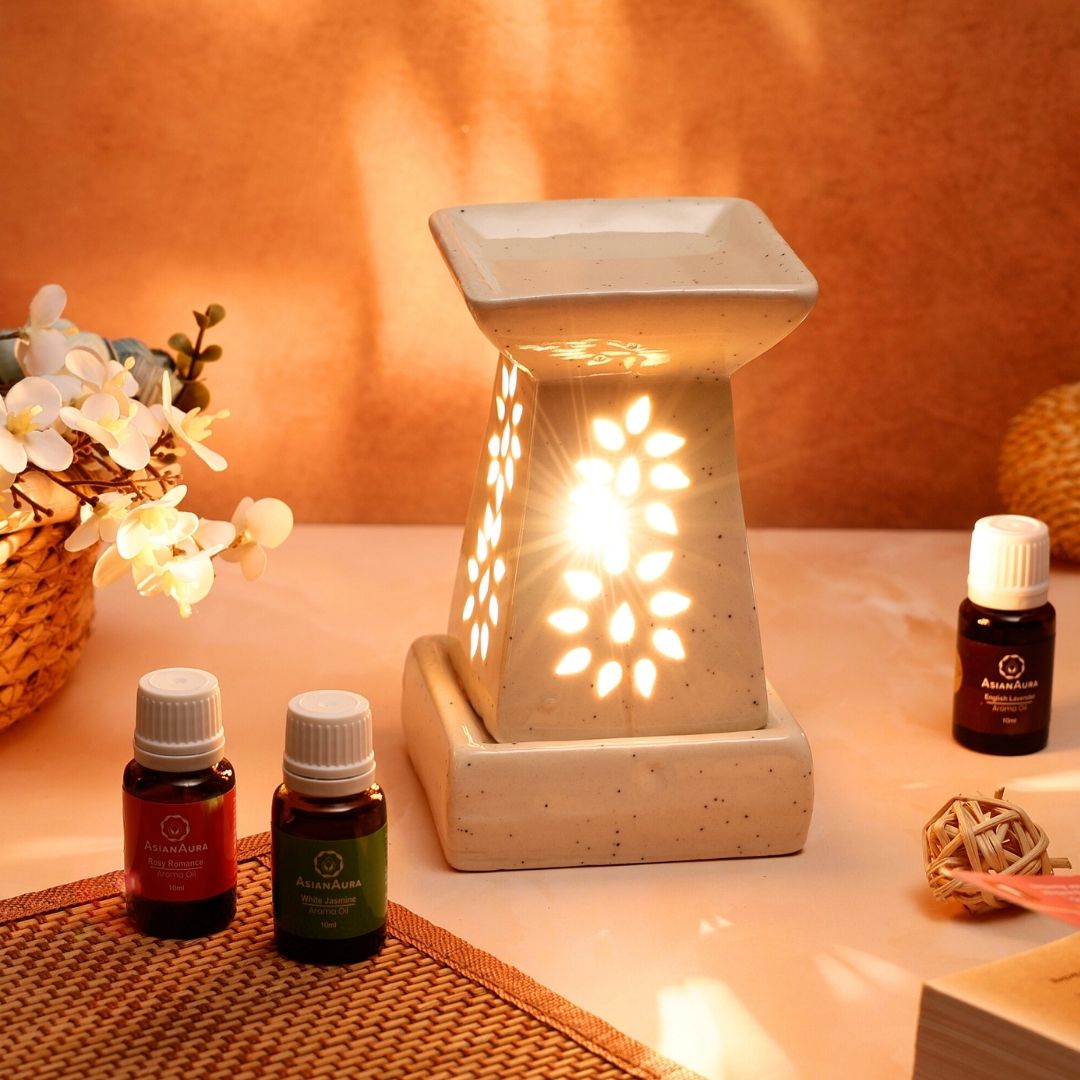 Plastic Pyramid Diffuser Flared Pyramid Electric Diffuser - White – Asian Aura