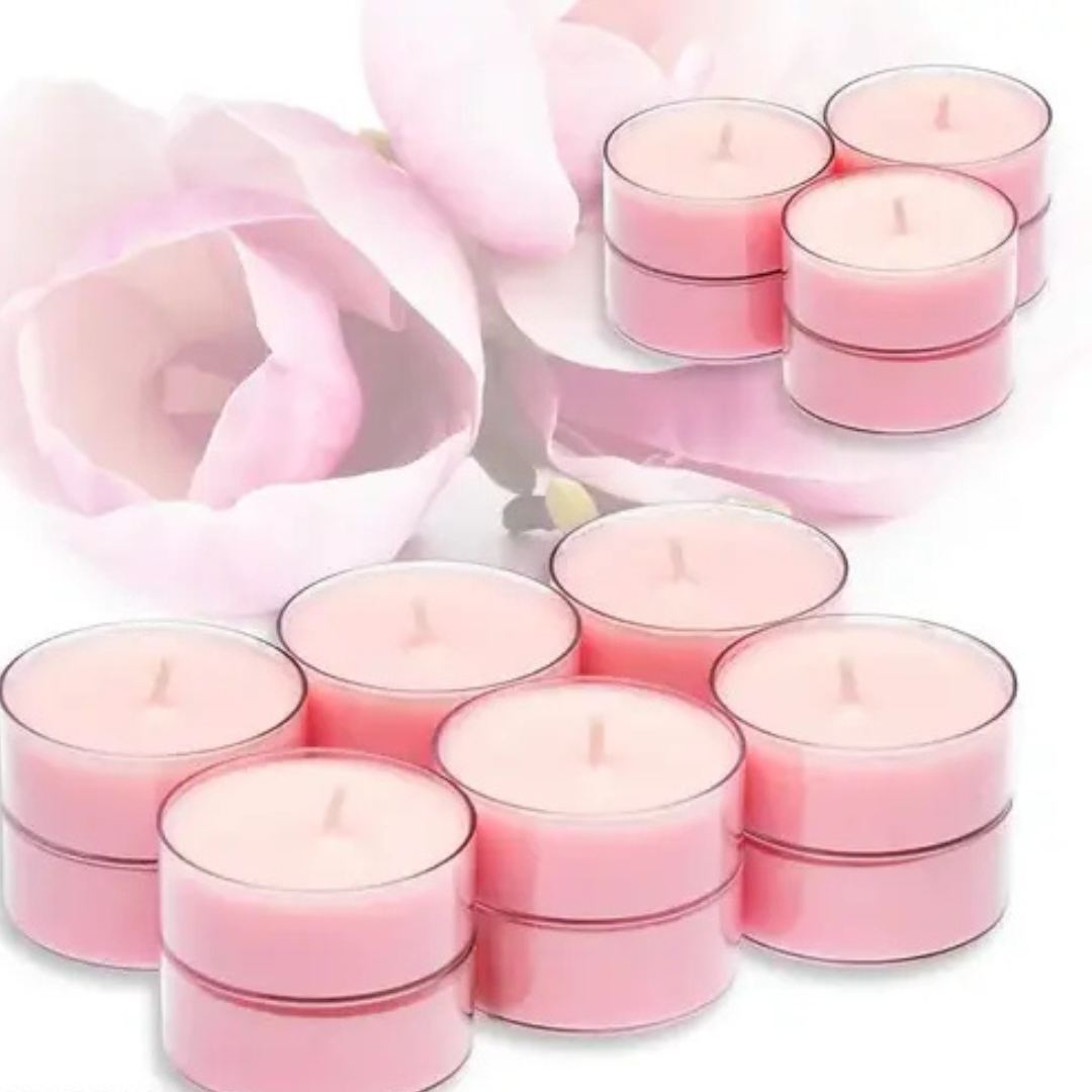 Acrylic T-Light Candles (Pack of 20)