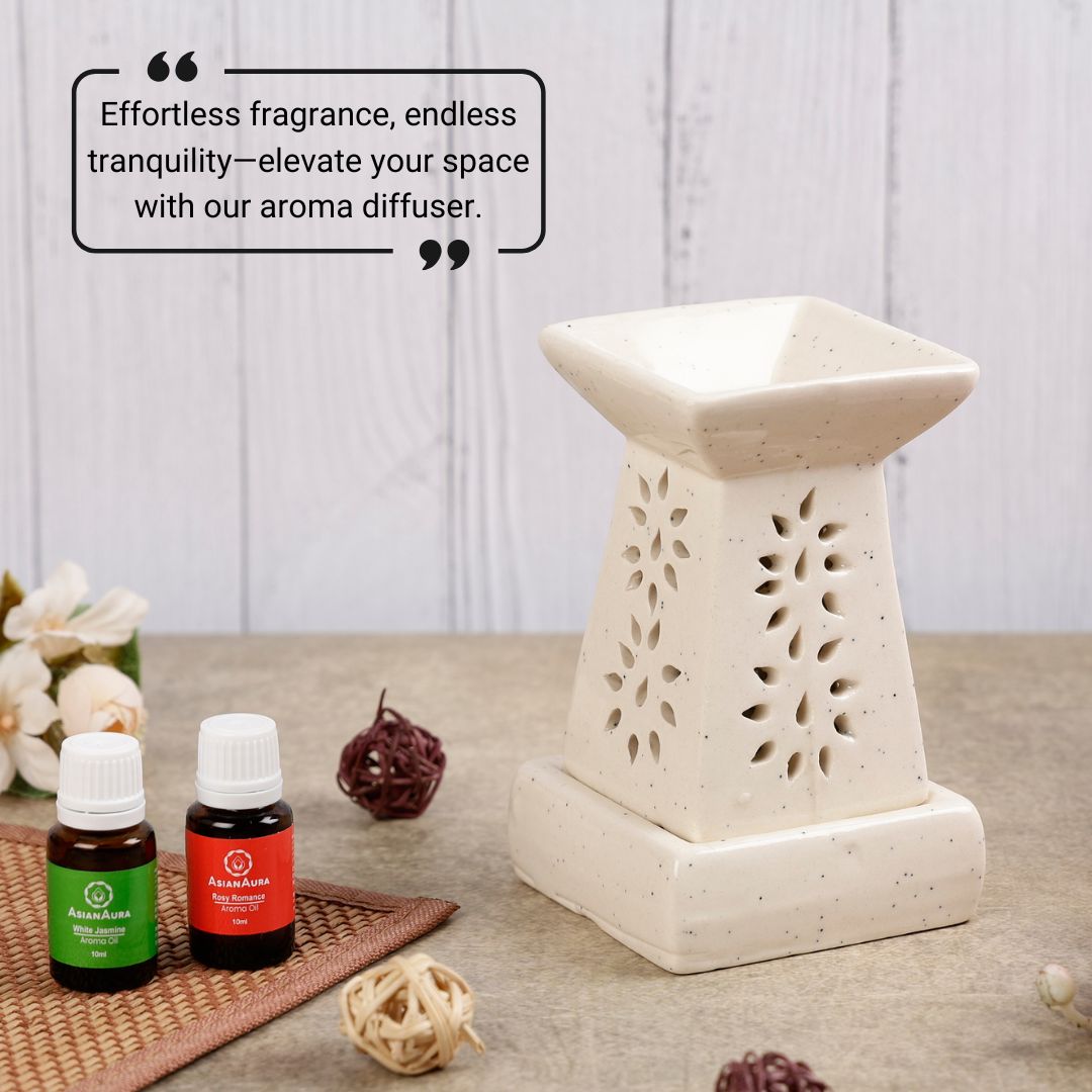 Plastic Pyramid Diffuser Flared Pyramid Electric Diffuser - White – Asian Aura