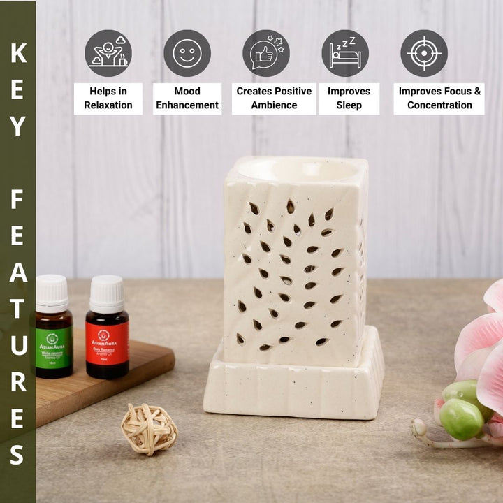 Rectangular Prism Electric Diffuser - White – Asian Aura