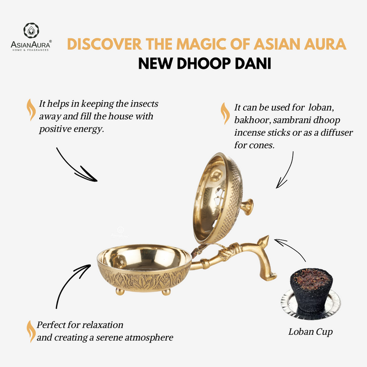 Brass Loban Dhoop Dani