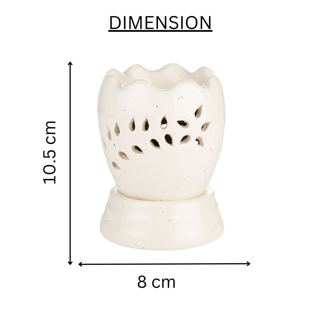 Tulip Aura Electric Diffuser - White