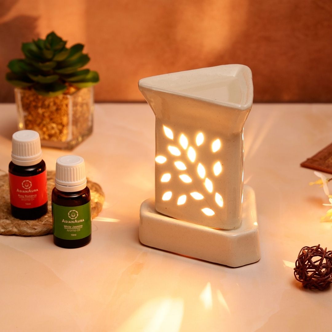Triangular Prism Electric Diffuser - White – Asian Aura