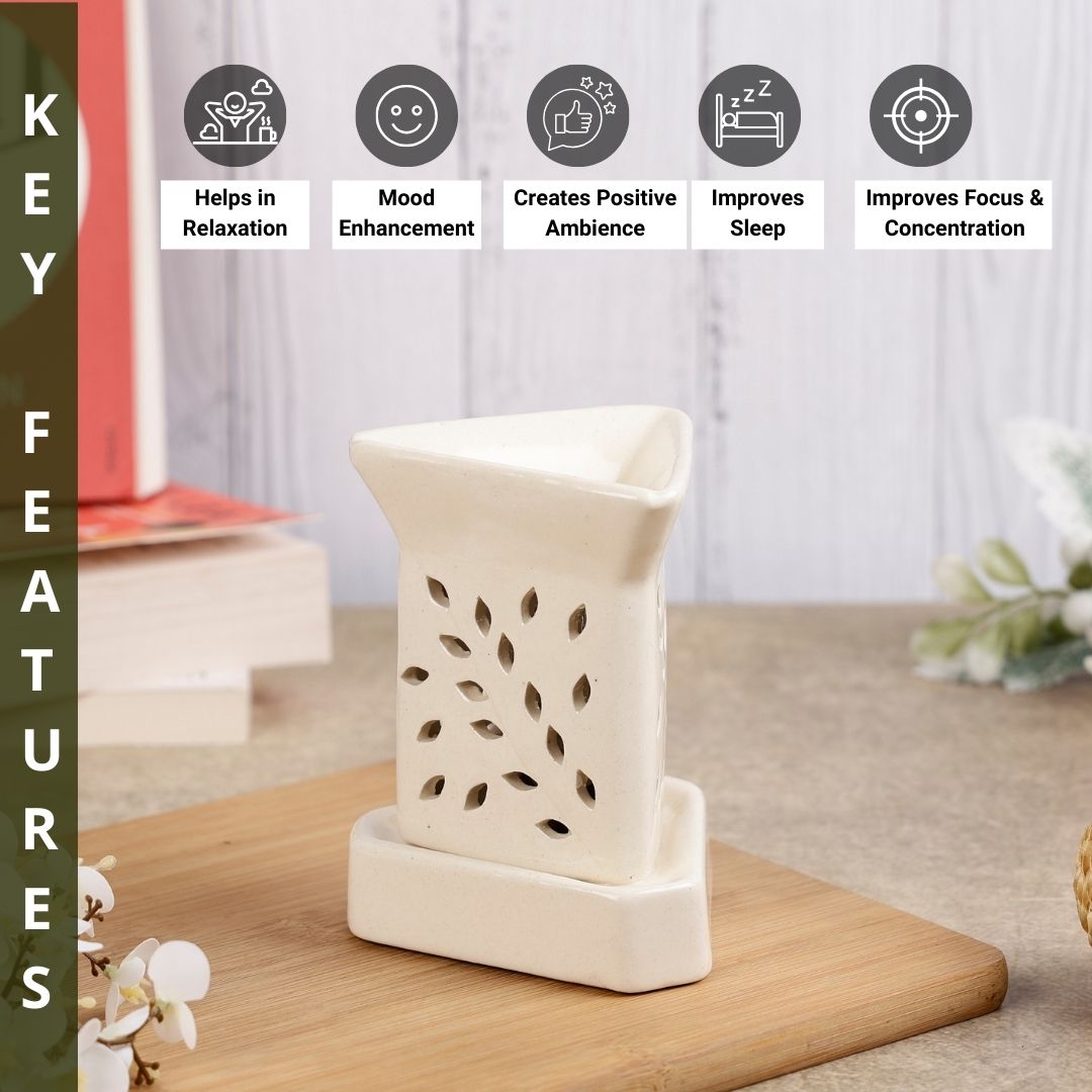 Triangular Prism Electric Diffuser - White