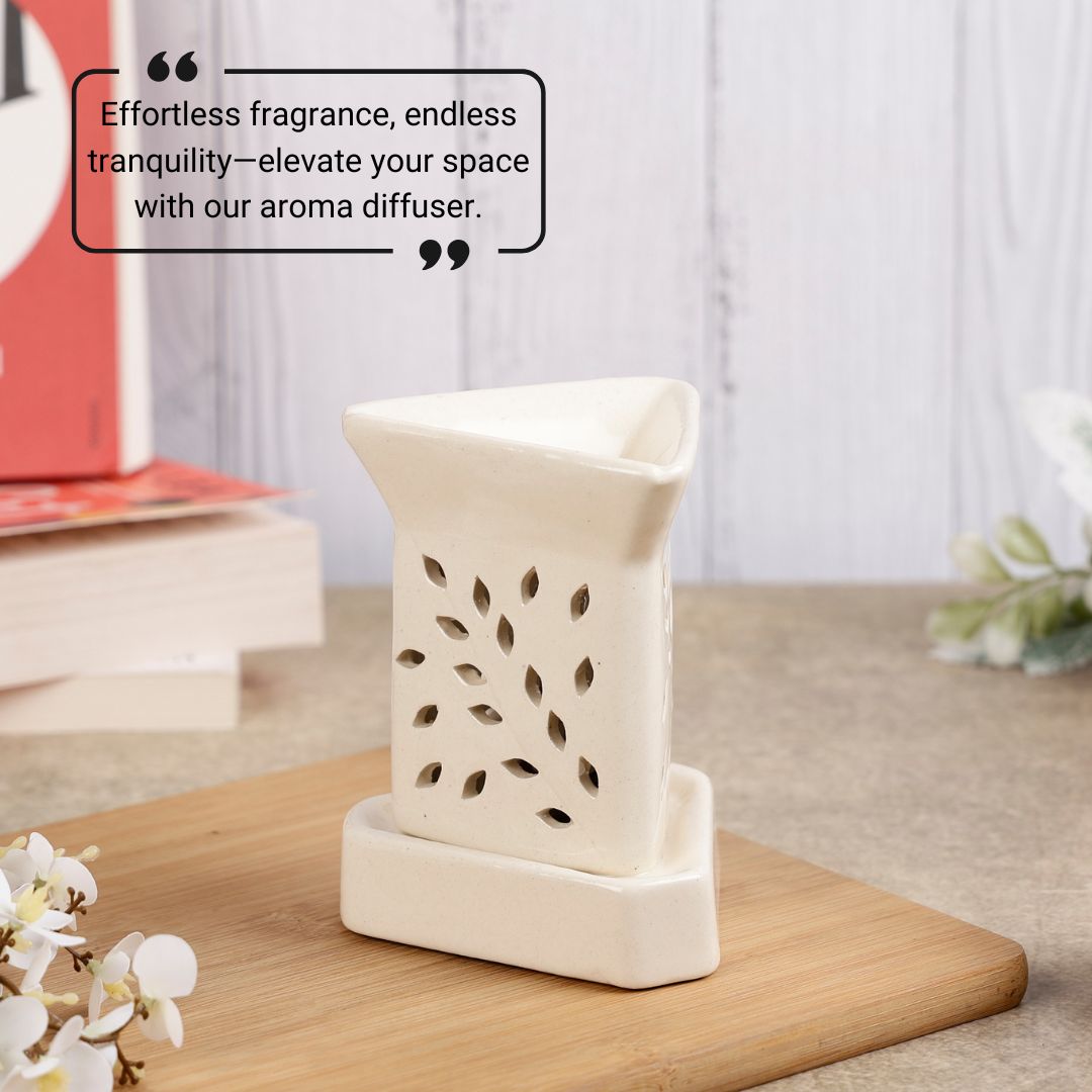 Triangular Prism Electric Diffuser - White