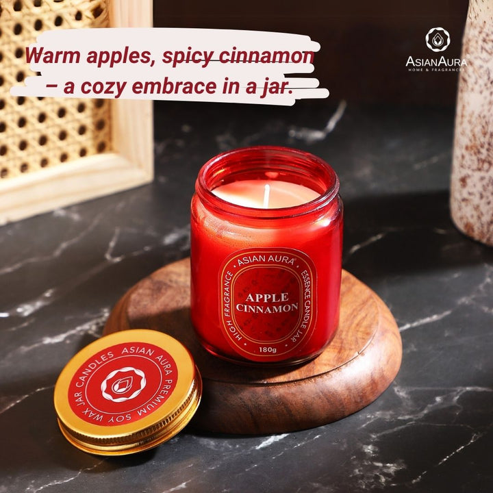 Screw Jar Candle - Apple Cinnamon