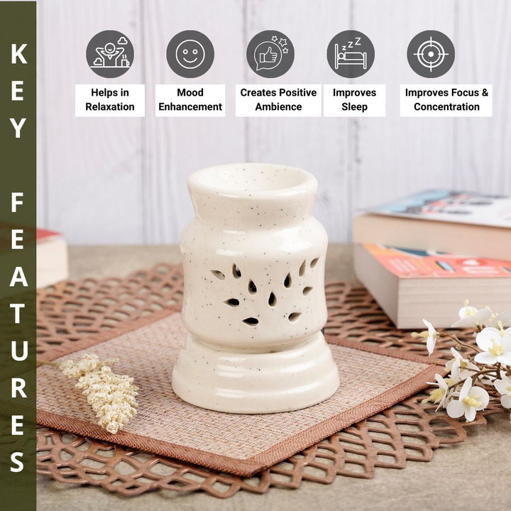 Cylindrical Shaped Electric Diffuser - White