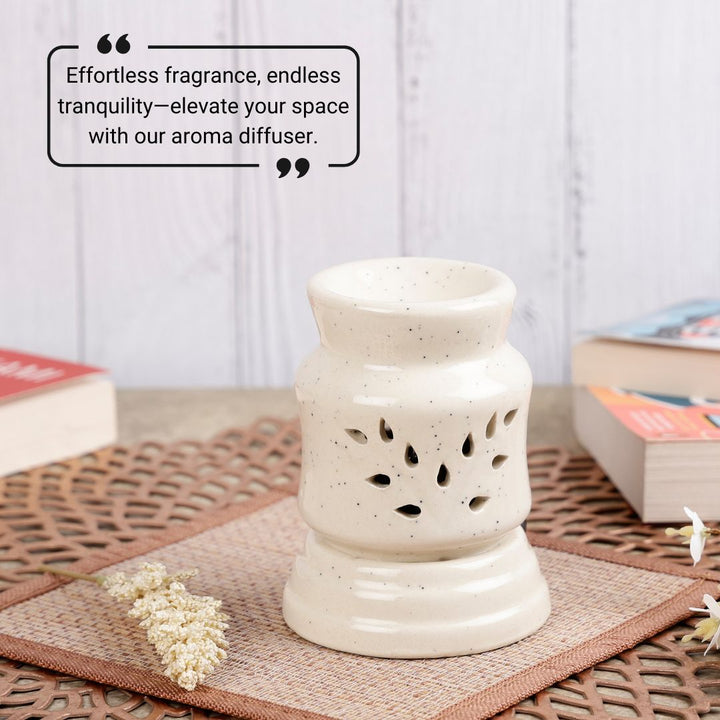 Cylindrical Shaped Electric Diffuser - White