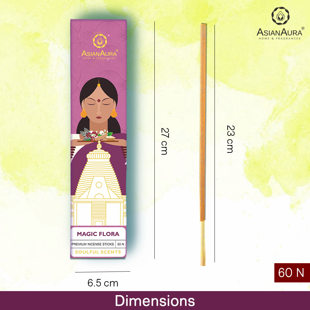 Premium Incense Sticks - Magic Flora (60N)
