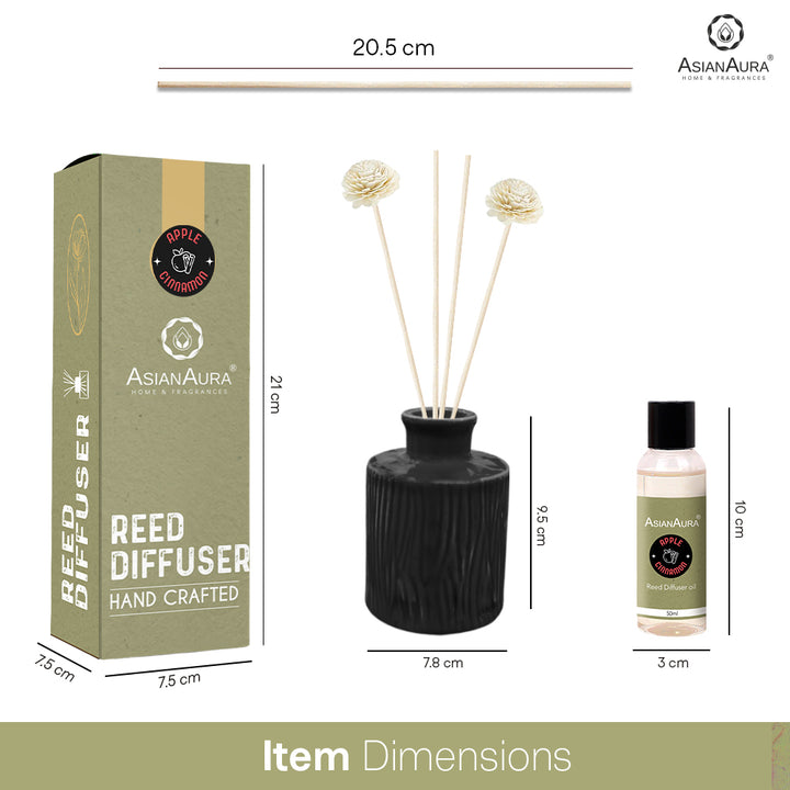 Handcrafted Reed Diffuser - Apple cinnamon