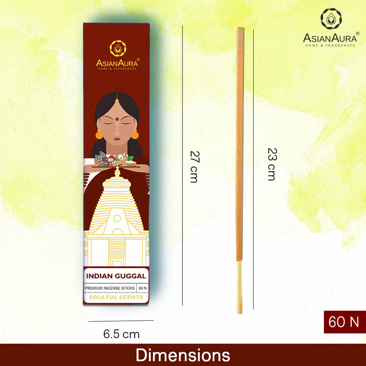 Premium Incense Sticks - Indian Guggal (60N)