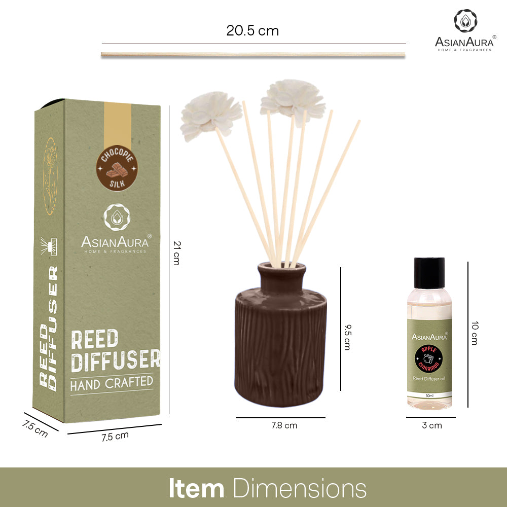 Handcrafted Reed Diffuser - Chocopie Silk