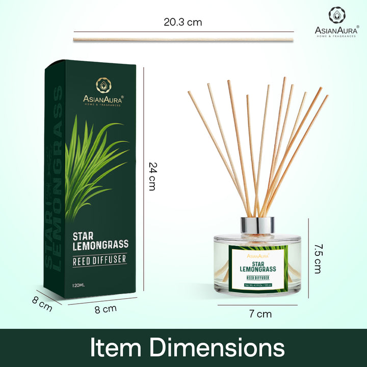 Star Lemongrass Reed Diffuser - 120 ml