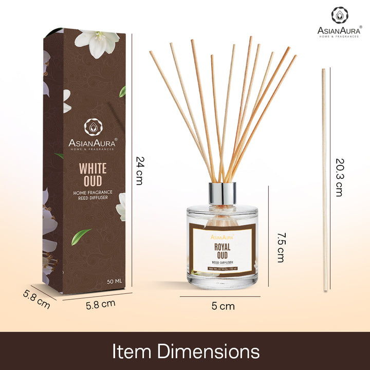 White Oud Reed Diffuser - 50 ml