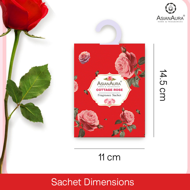 Cottage Rose Fragrance Sachet - 15g