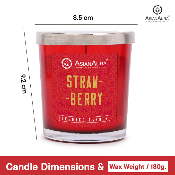 Scented Jar Candle - Strawberry