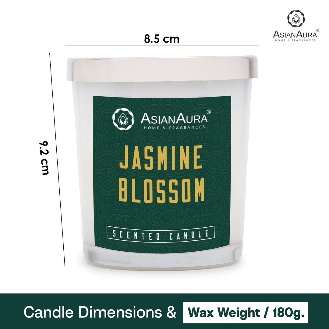 Scented Jar Candle - Jasmine Blossom