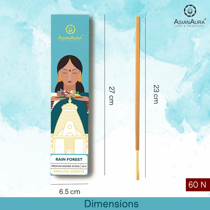 Premium Incense Sticks - Rain Forest (60N)