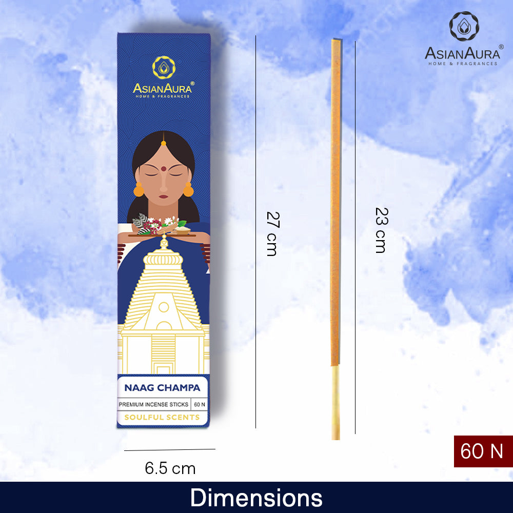 Premium Incense Sticks - Naag Champa (60N)
