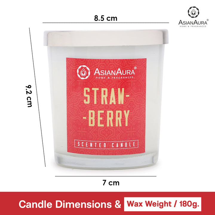 Scented Jar Candle - Strawberry
